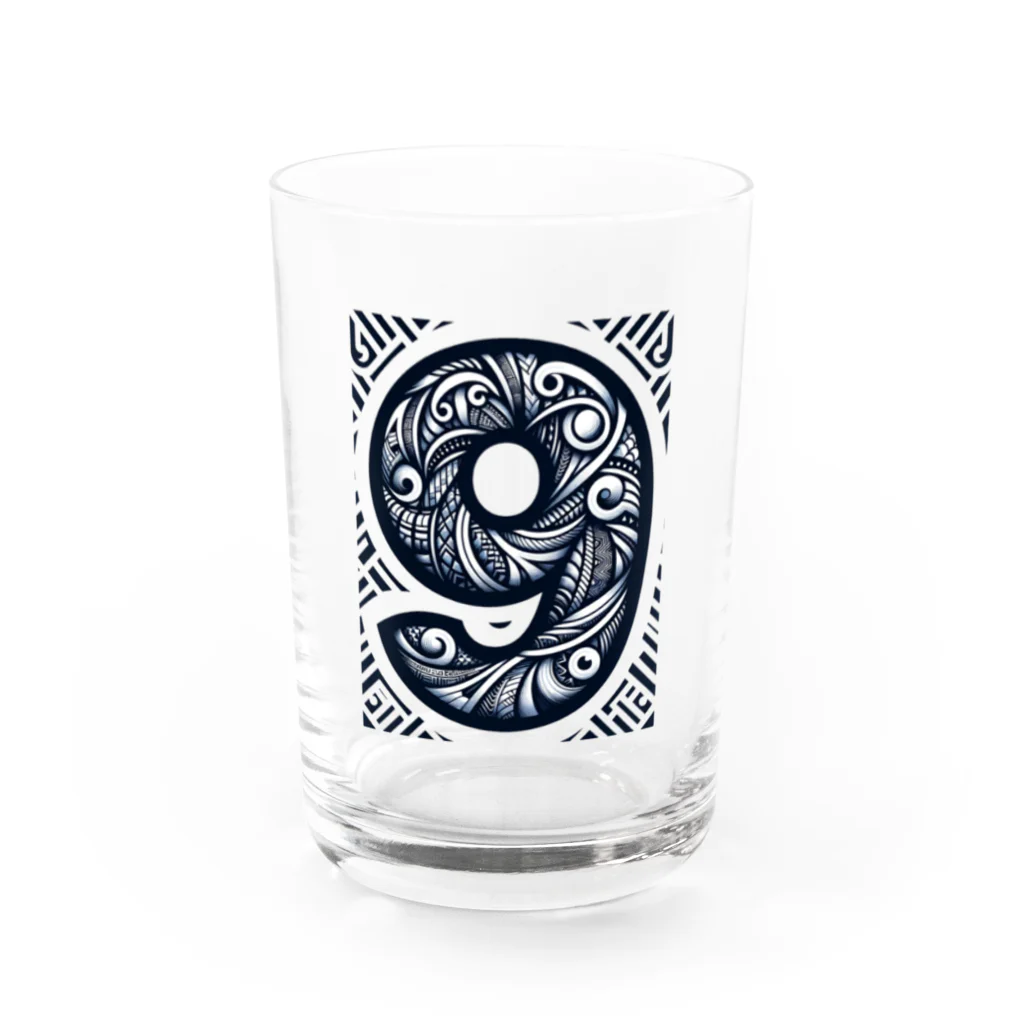 ショップリトのnumber9 Water Glass :front