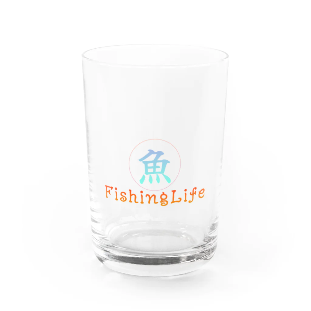 JEWELの釣りライフ Water Glass :front