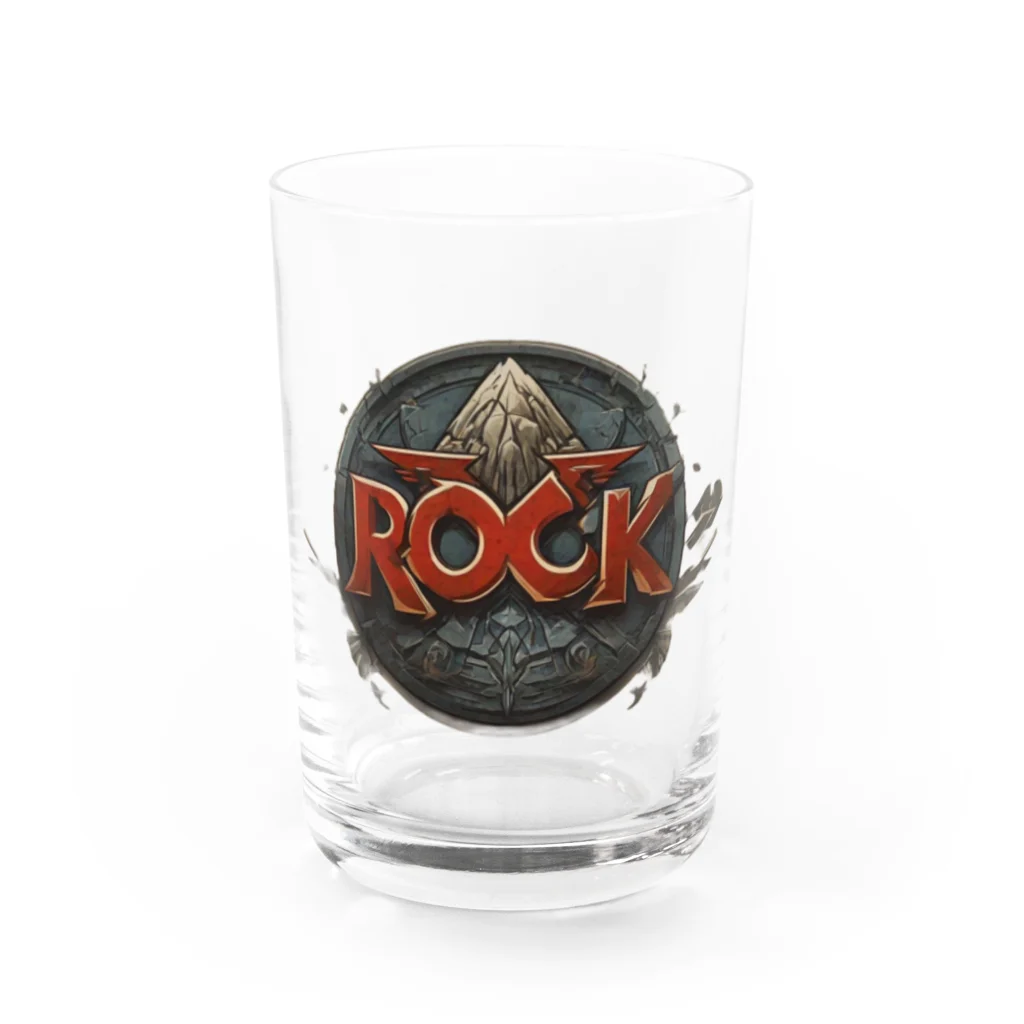 キャプテン カエルのROCKな山脈 Water Glass :front