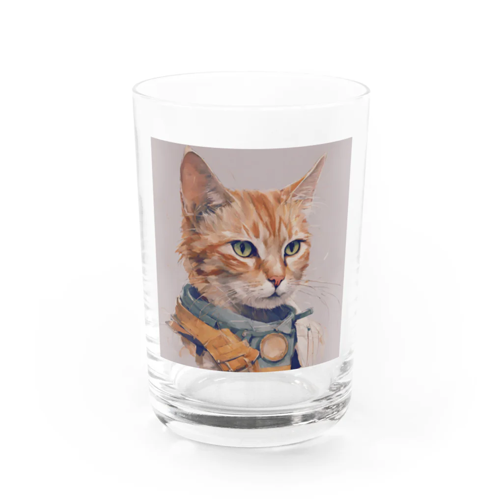 ミシンの猫 Water Glass :front