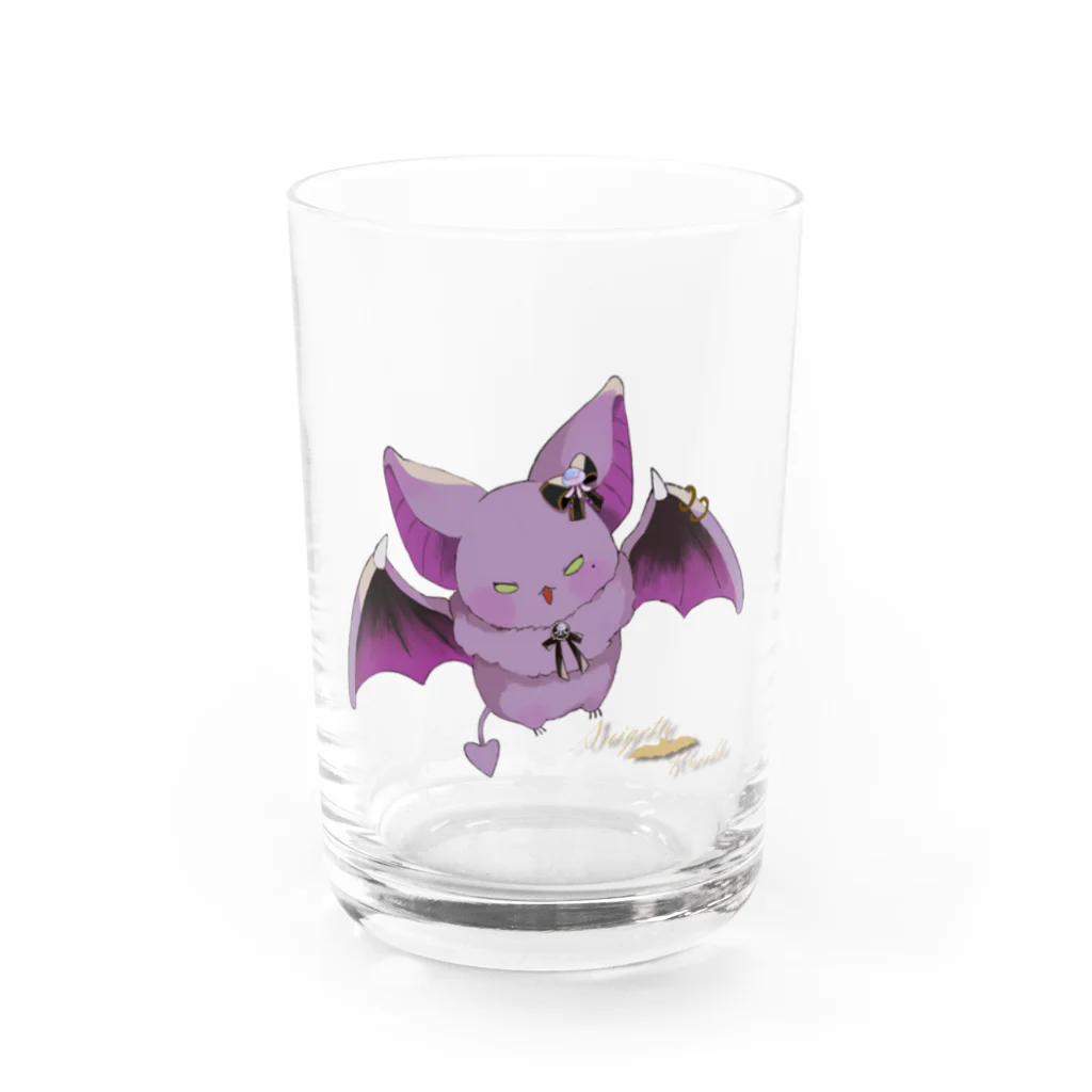 🦇水月黒羽ᙅ⩬のコウモリだもん!!!! Water Glass :front