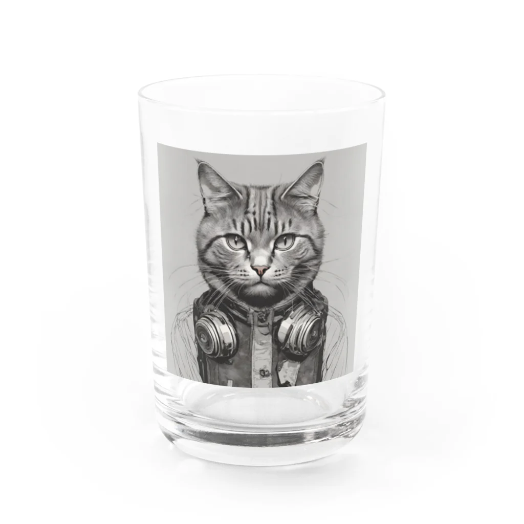 aichan1227のDJミャオズ Water Glass :front