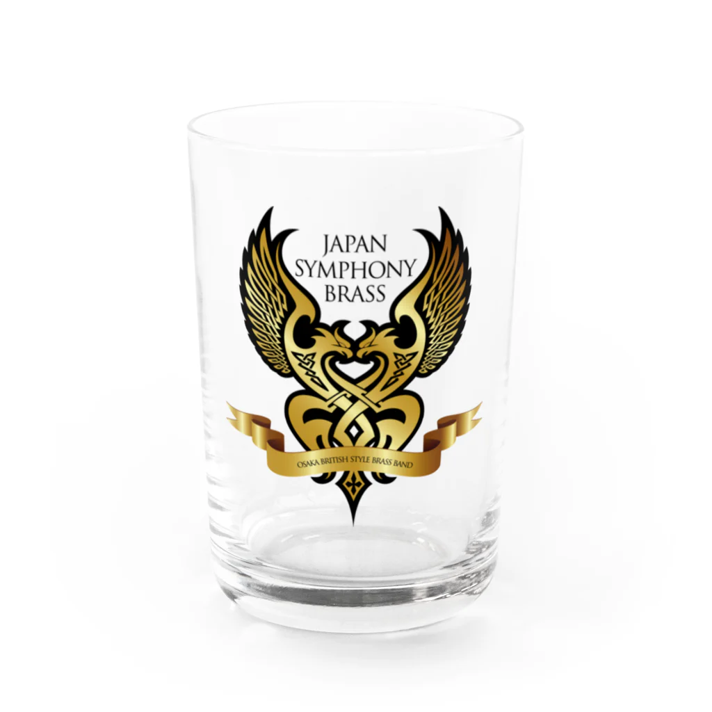 Japan Symphony Brassのオフィシャルグッズ/ロゴマーク Water Glass :front