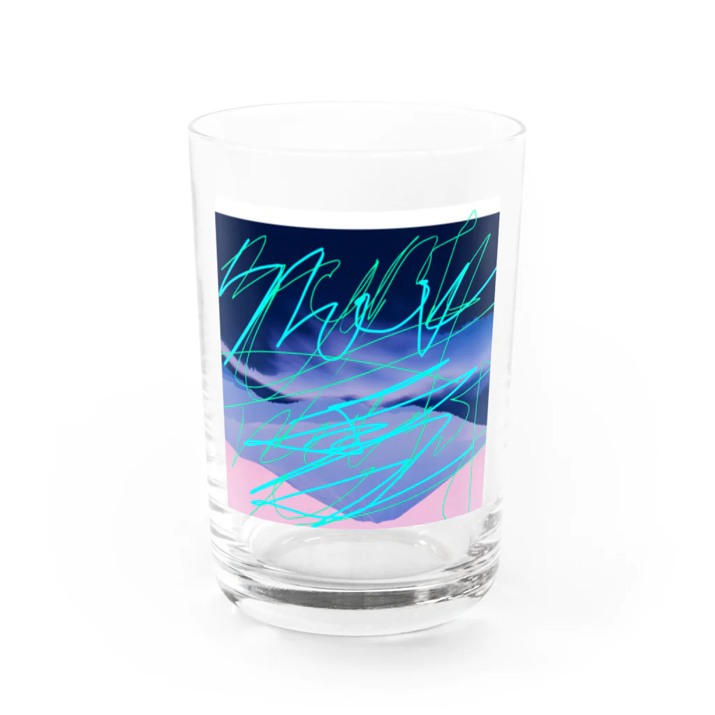 ZodyAのsnow angel Water Glass :front