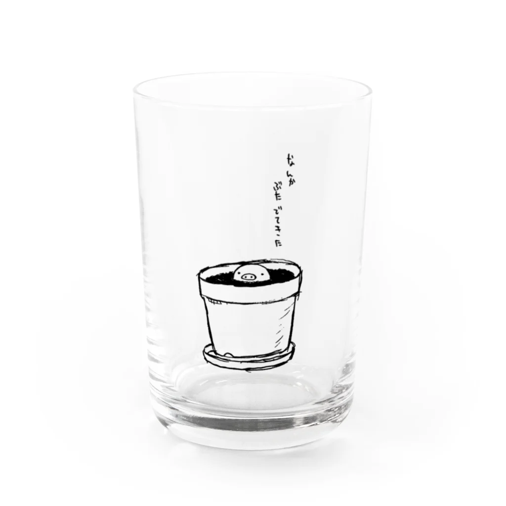 takumicのなんかぶたでてきた..〈sabuten001b〉 Water Glass :front