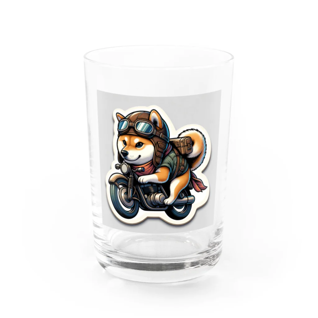 シバライダーロードの柴ライダーロード Water Glass :front