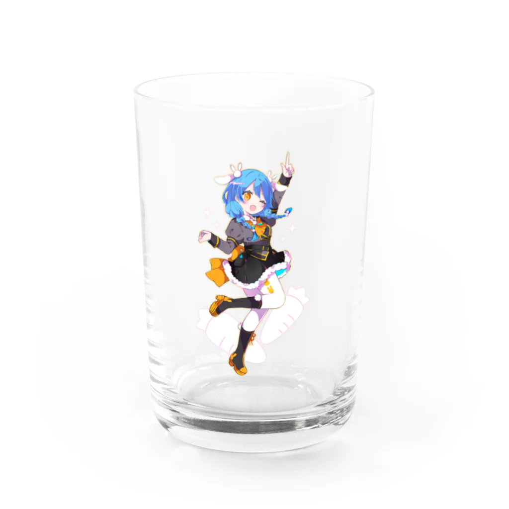 usabit.のぐっず屋さんのうさぎガンマン Water Glass :front