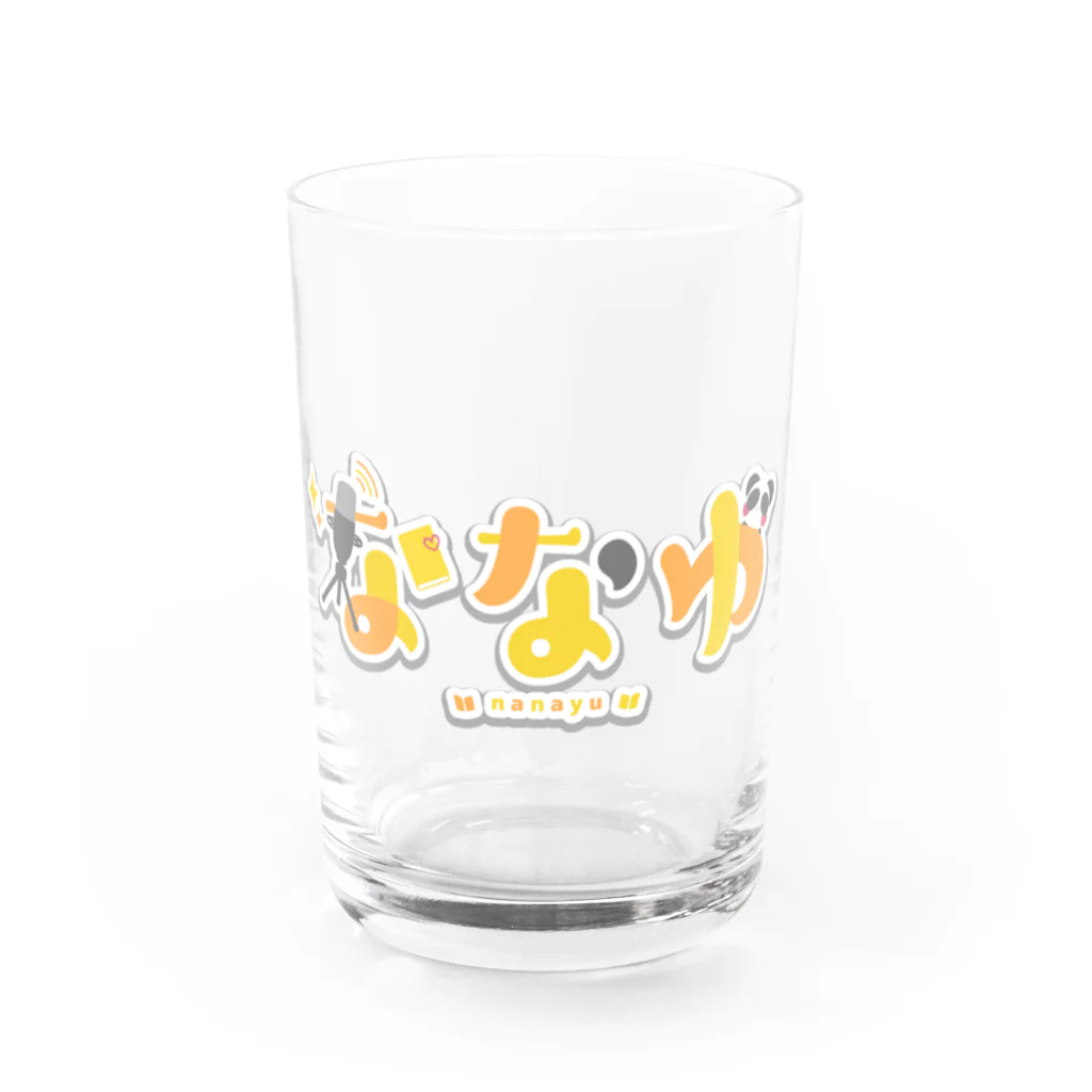 usabit.のぐっず屋さんのななゆロゴ Water Glass :front