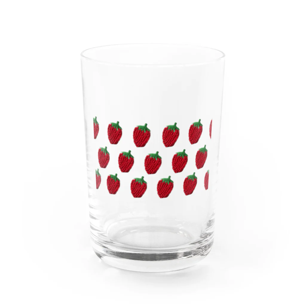 ホノボーノノのいちご(いっぱい) Water Glass :front