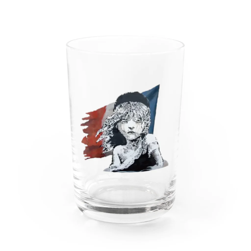 Diracのレ・ミゼラブル Water Glass :front