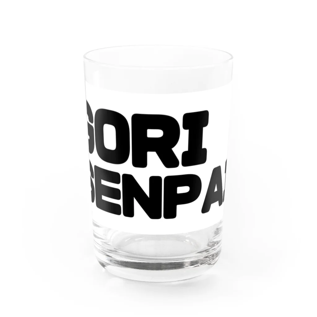 ドリサポのゴリ先輩 Water Glass :front