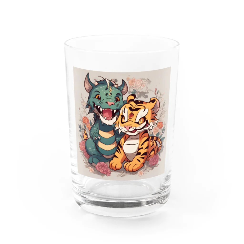 enryuu'sCLUBのPrettywithタイガー＆ドラゴン Water Glass :front