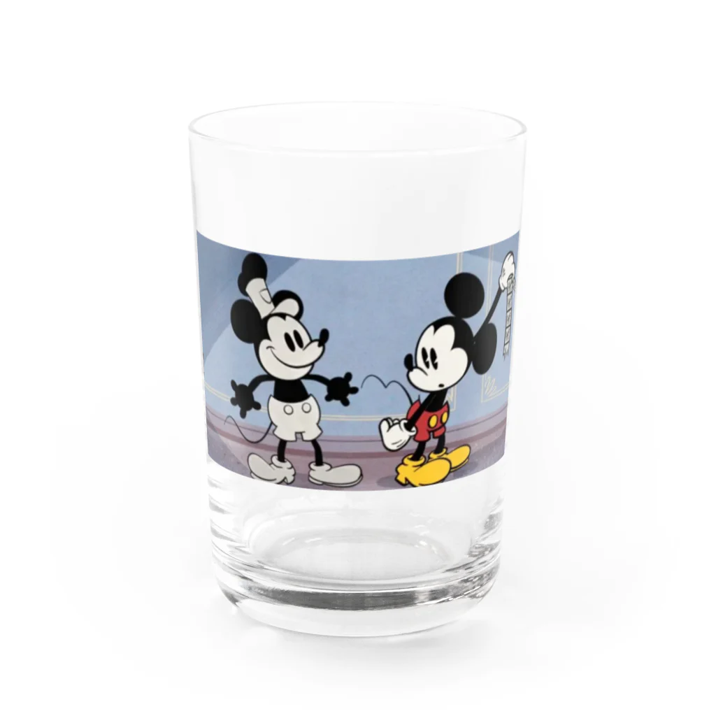 mickeymouse2024の【100個限定】懐かしのミッキー＆ミニー Water Glass :front