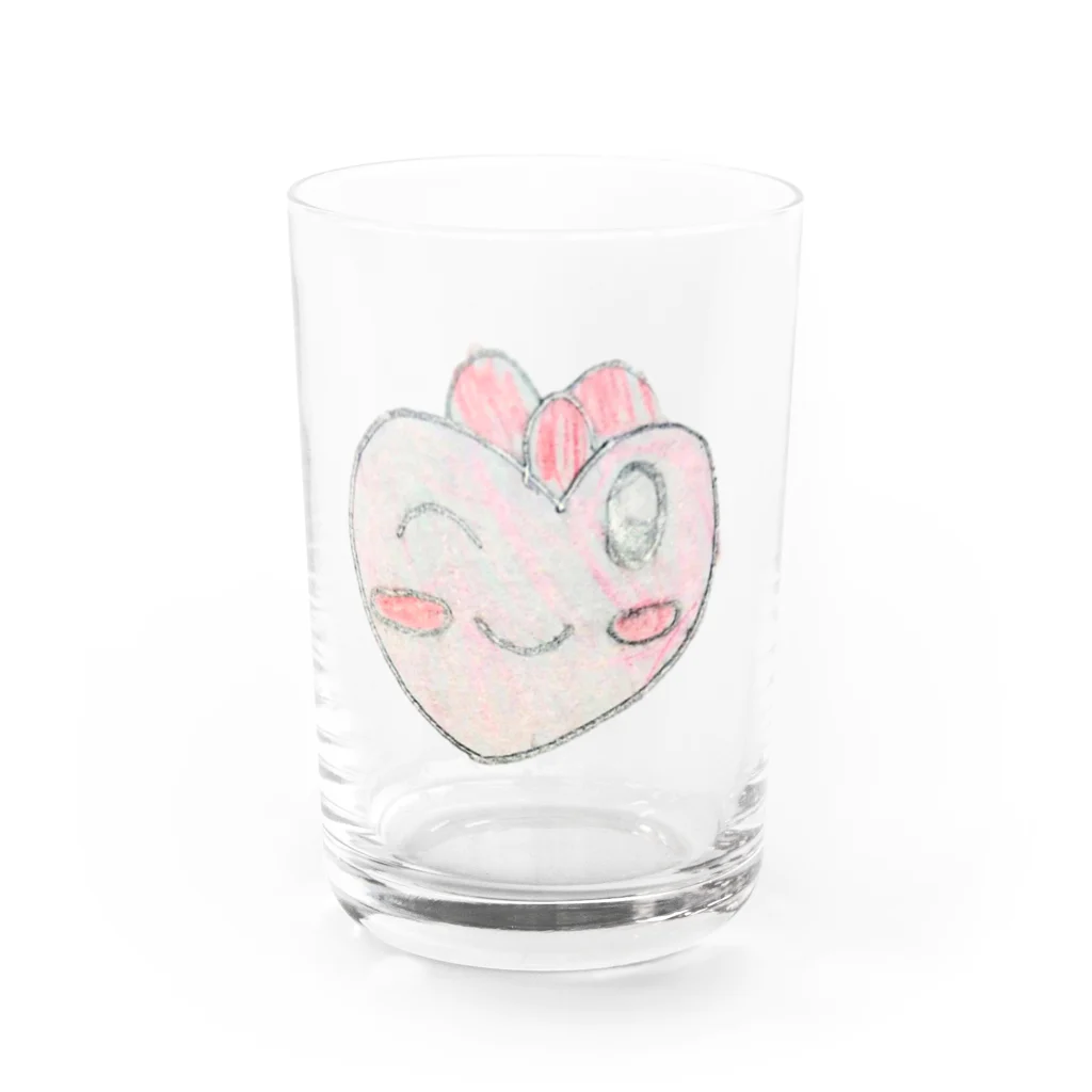 ゆきこのスペシャルハートちゃん Water Glass :front