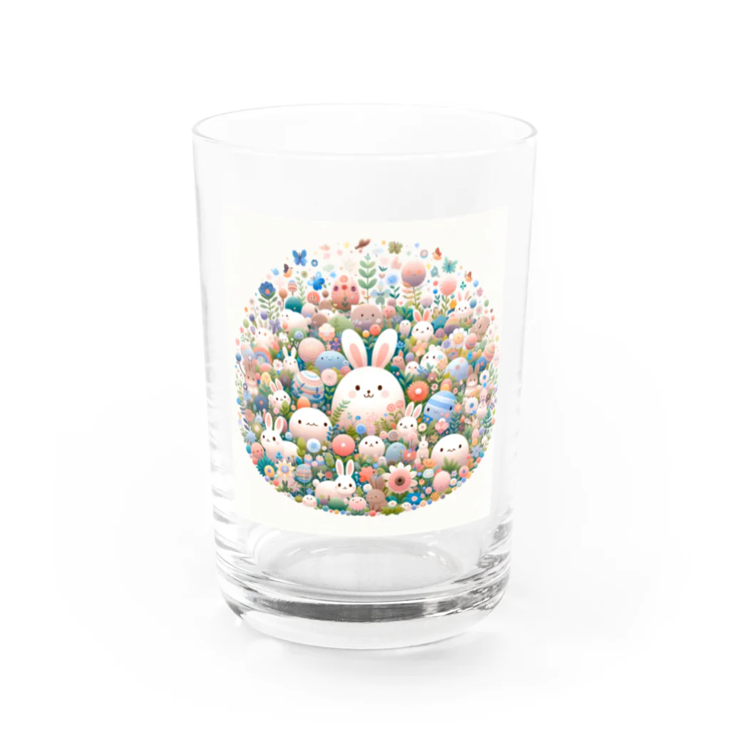 raio-nのハッピーフローラルファンタジー Water Glass :front