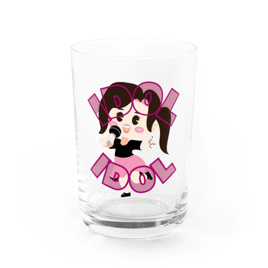 garireoのIDOL歌手 Water Glass :front