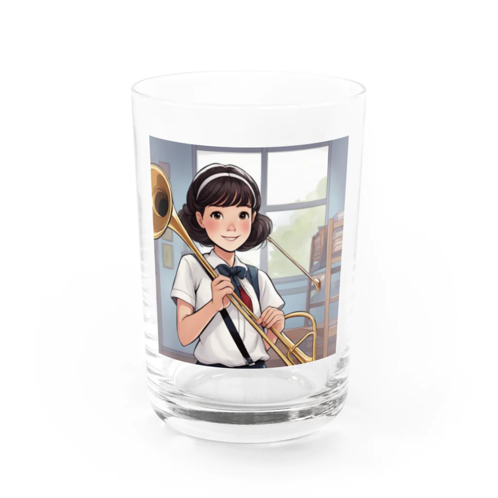 ほっこり絵音舎の部活動中！さらちゃん！！ Water Glass :front