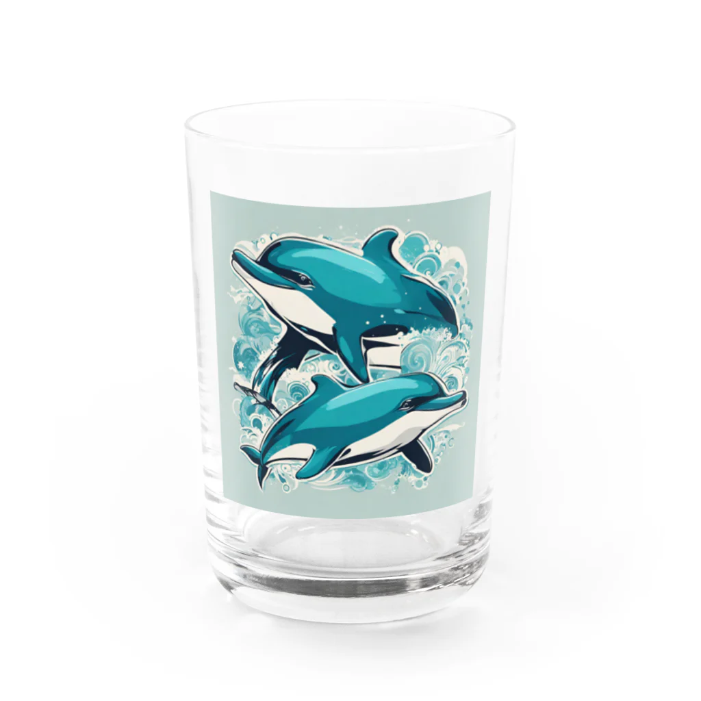 ラクダカンパニーのマリンちゃん Water Glass :front