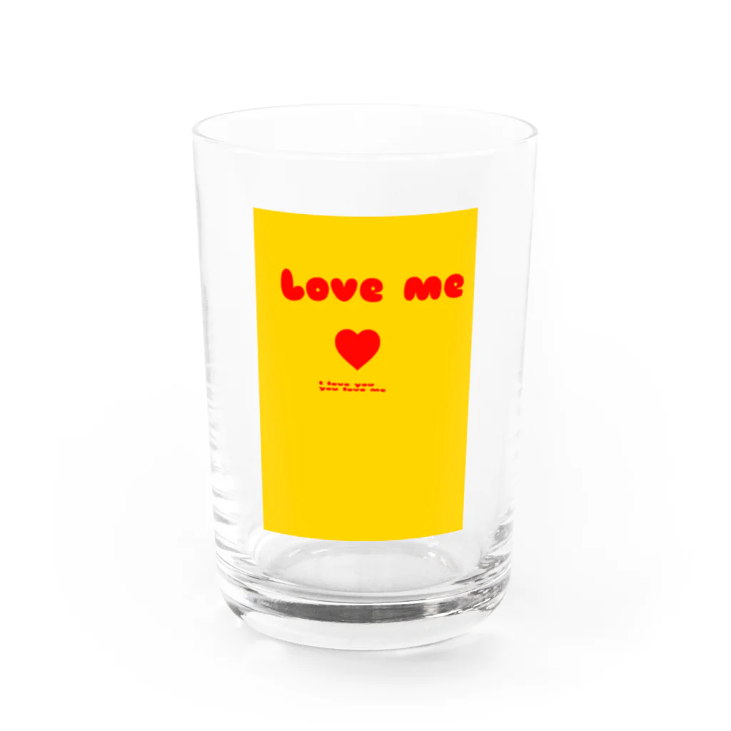 Ryo shopsのLove Water Glass :front