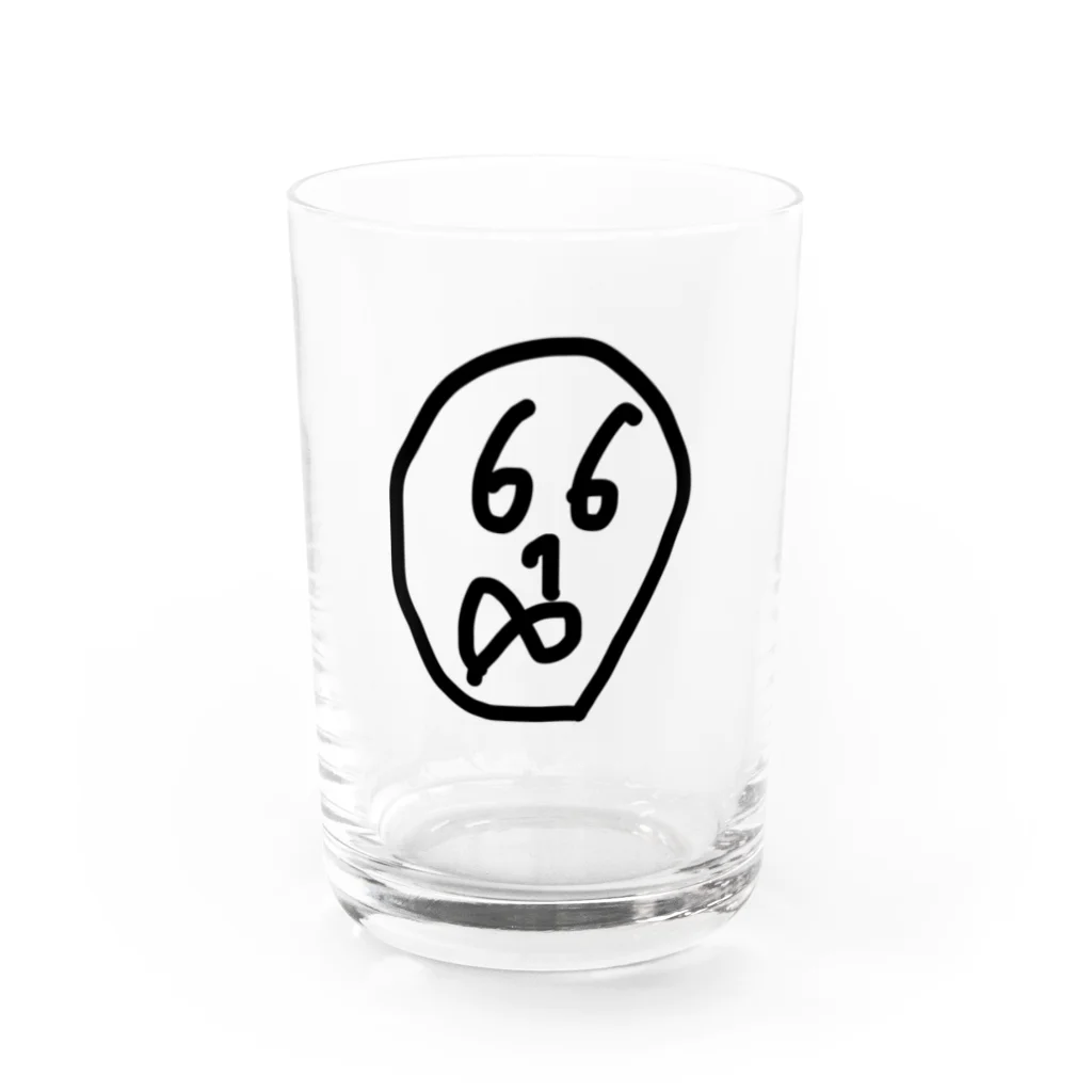 koja_laboの数字で顔作りました！パート2 Water Glass :front