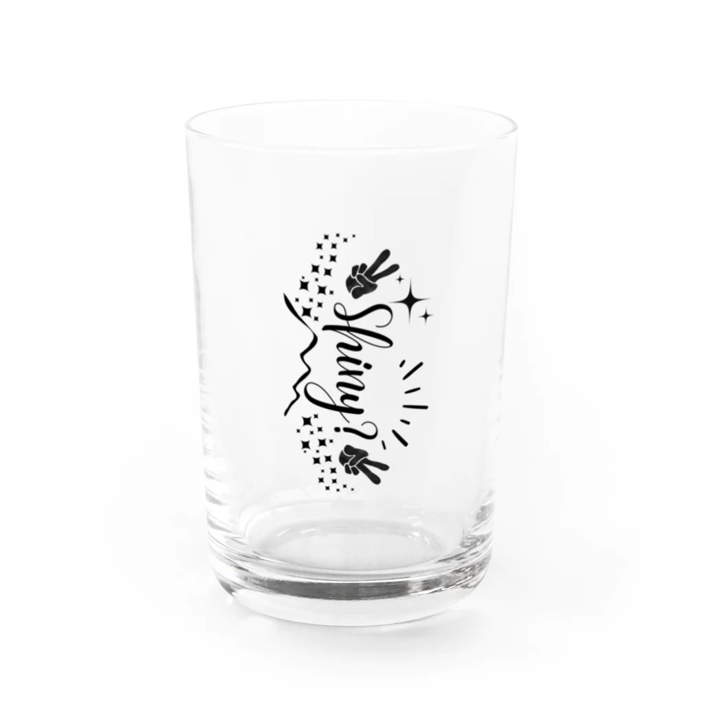 Leaの輝くカニ Water Glass :front