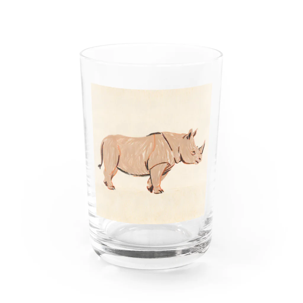 ラクダカンパニーのアイアンハート Water Glass :front