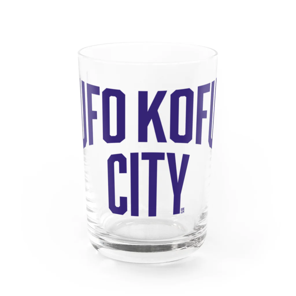 UFOKOFU1975のUFO KOFU CITY Water Glass :front