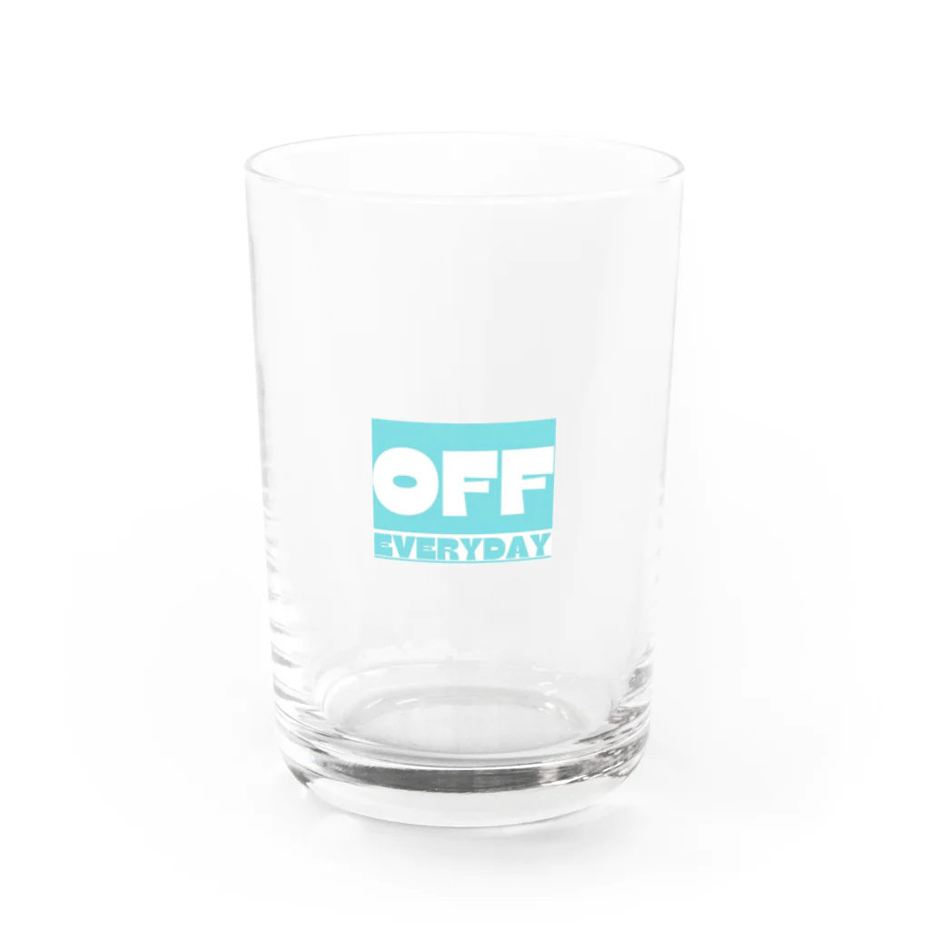 everyday offのEVERYDAY OFF Water Glass :front