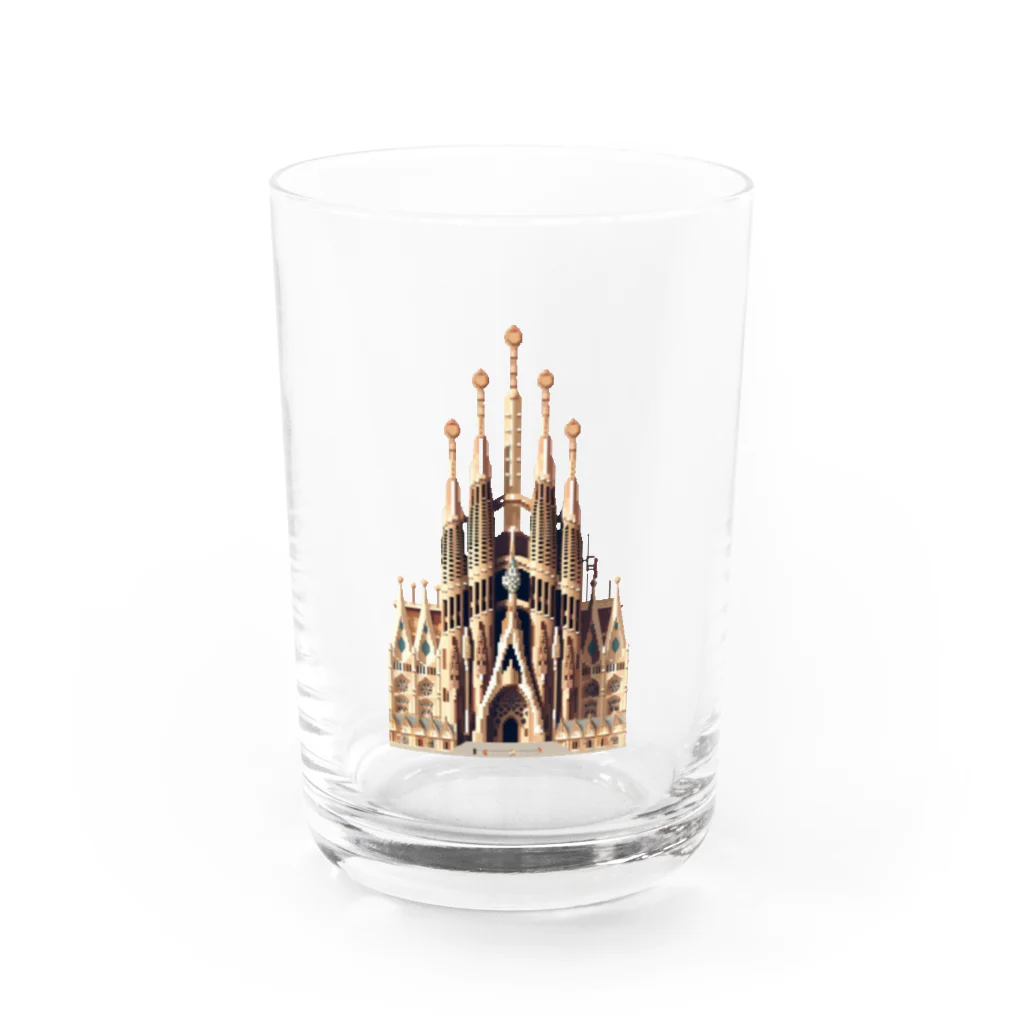 Aomugi shopのサグラダ・ファミリア　飲料容器 Water Glass :front