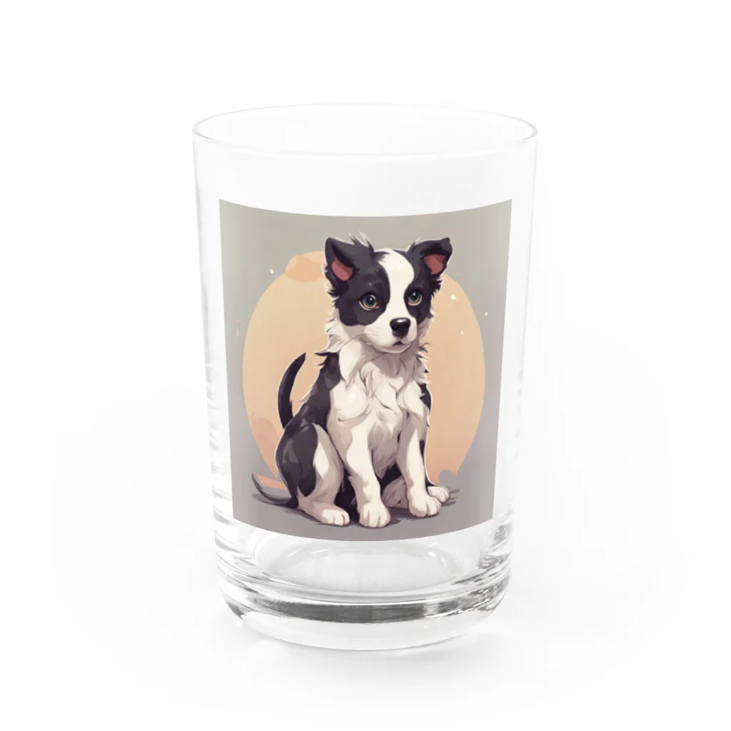 Very Kawaii CreationsのMoon dog Water Glass :front