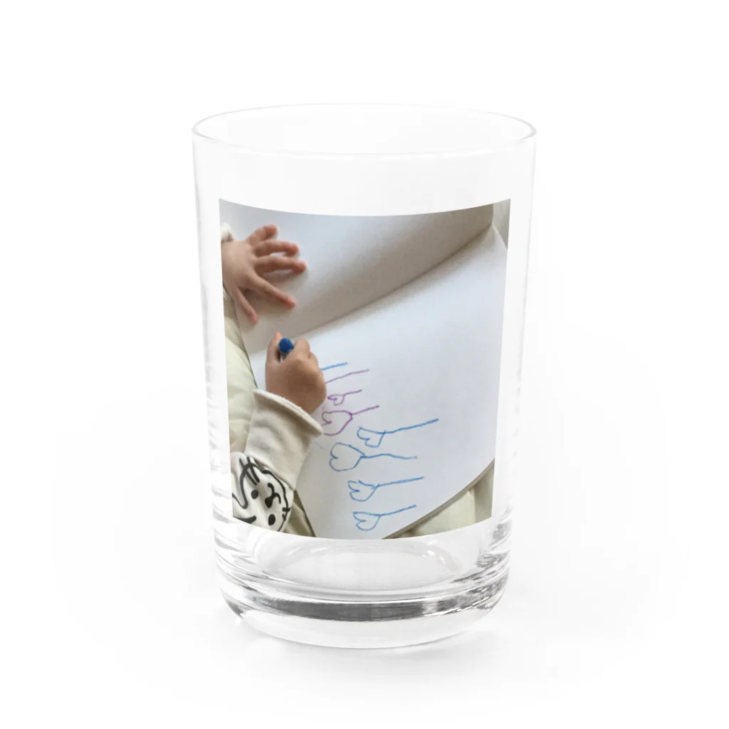 山の異次元チューリップ Water Glass :front