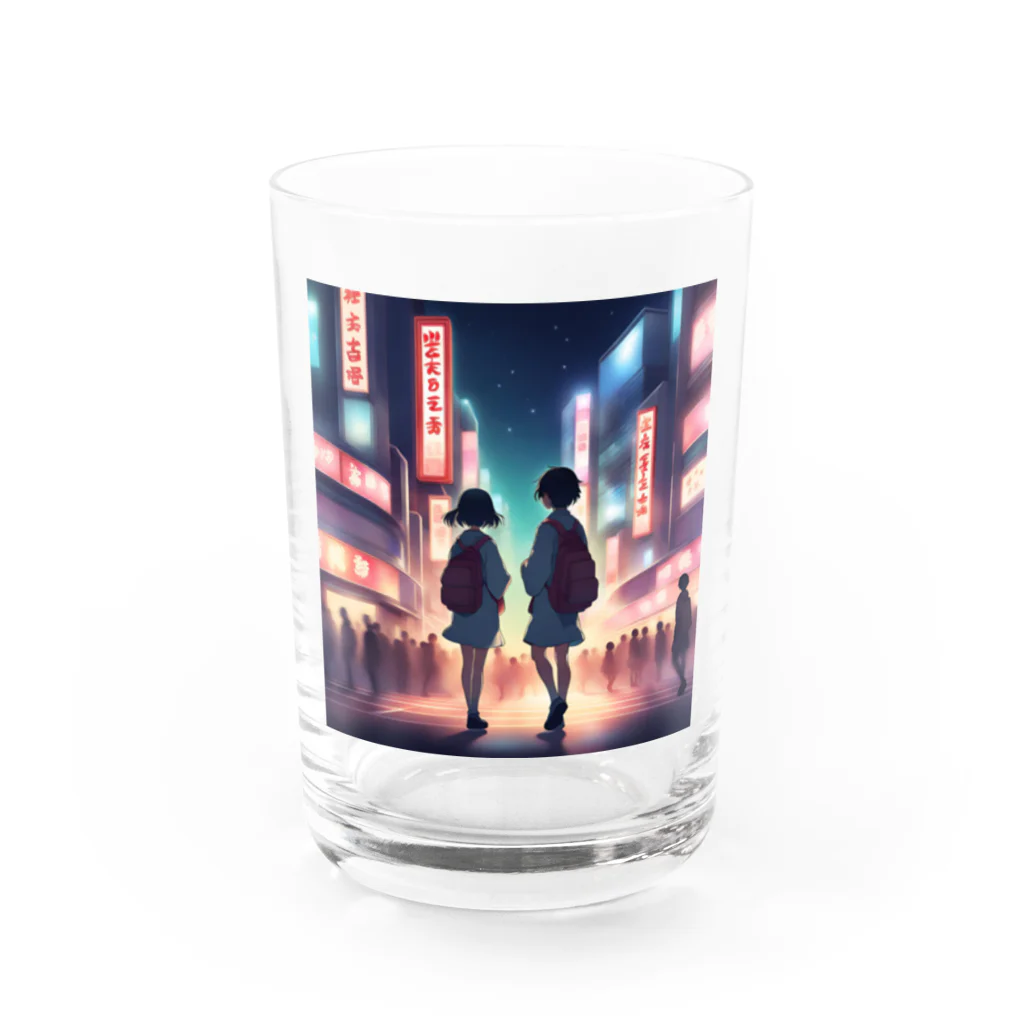 MoekingのAkihabara  Water Glass :front