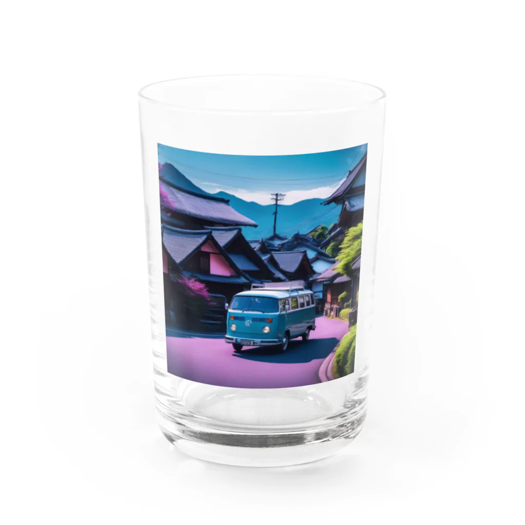 ta95の五箇山合掌造り集落（岐阜県）を旅するワーゲンバス Water Glass :front