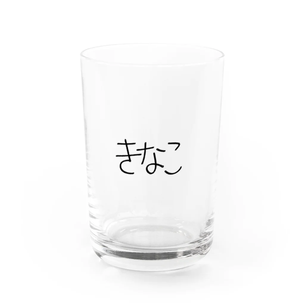 SIMPLE-TShirt-Shopのもち2 Water Glass :front