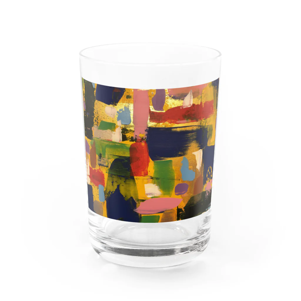 Hide’s Artのファッショナブルカラー Water Glass :front