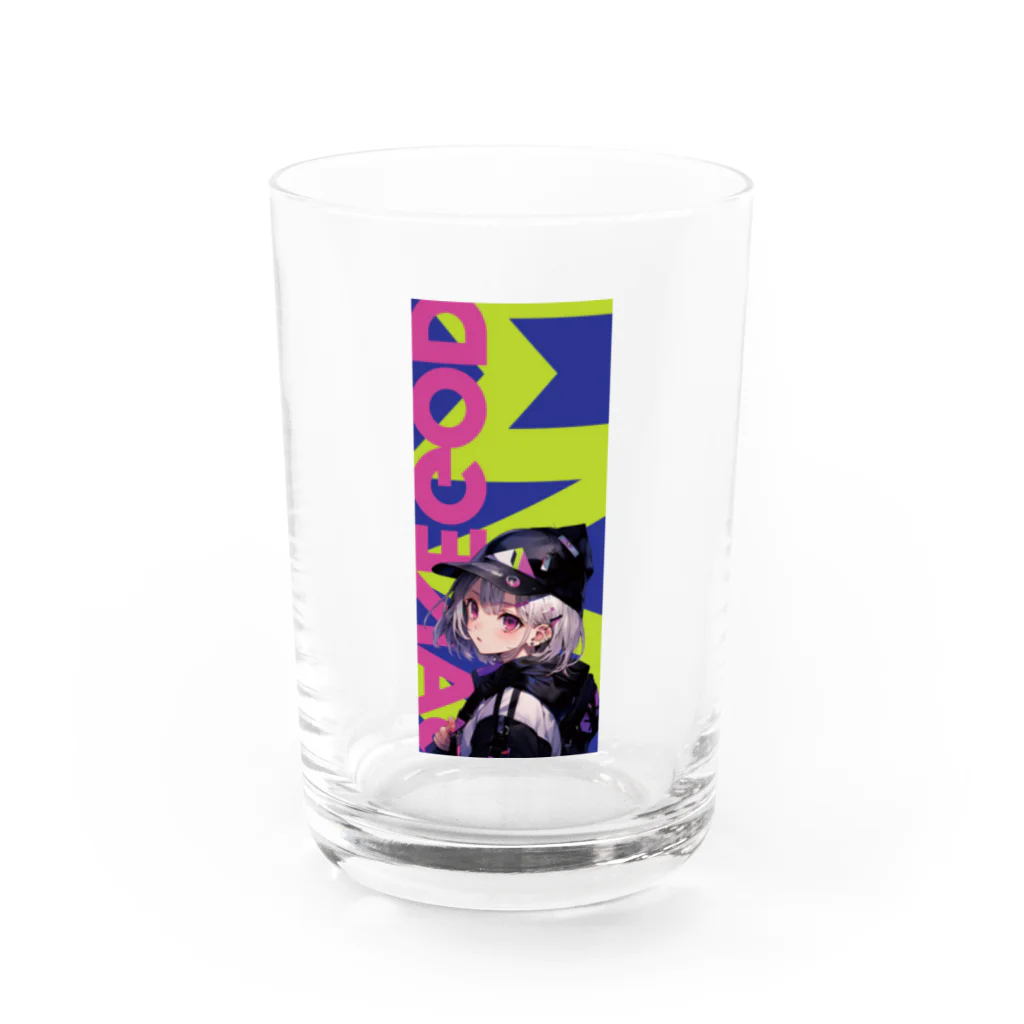 michewの酒神ミカミチイ Water Glass :front