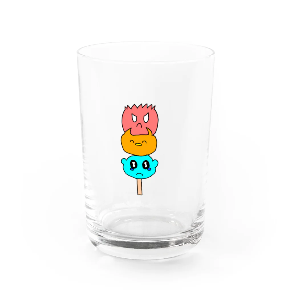 PAPOPINのおいしいおだんご Water Glass :front