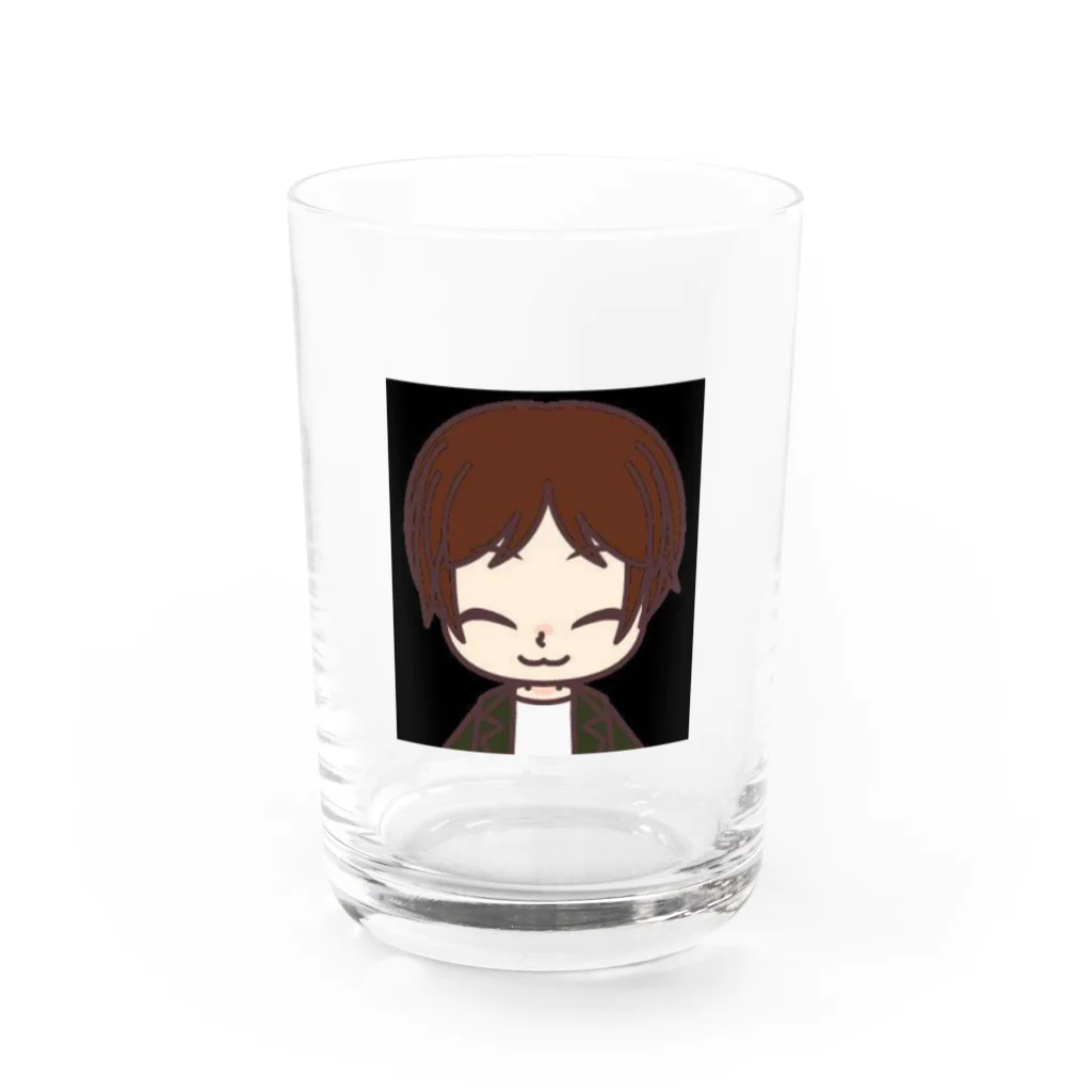 瀧さんショップのおかずちゃん似顔絵アイコン Water Glass :front