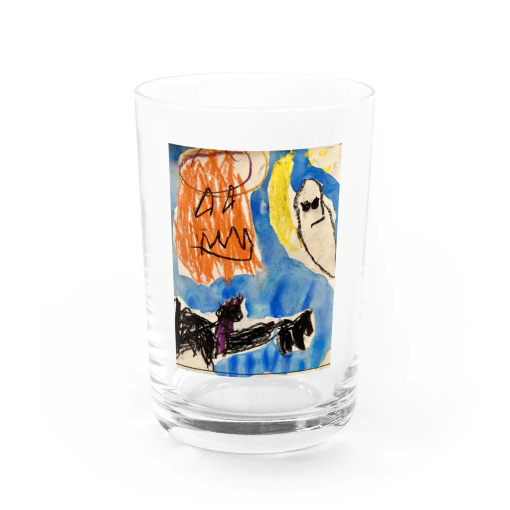 Haz&Joe art productsのハロウィン Water Glass :front