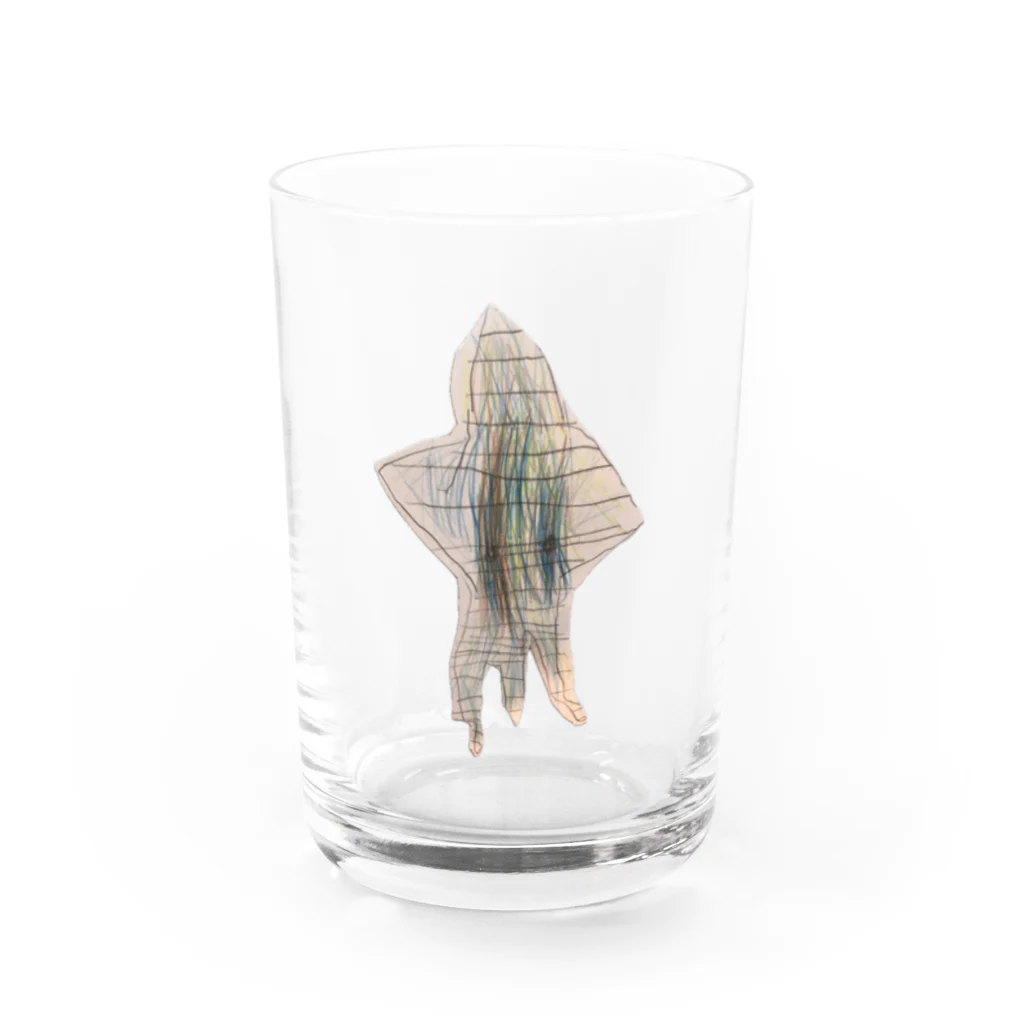 🫶getfancy🫶のいかちゃん Water Glass :front