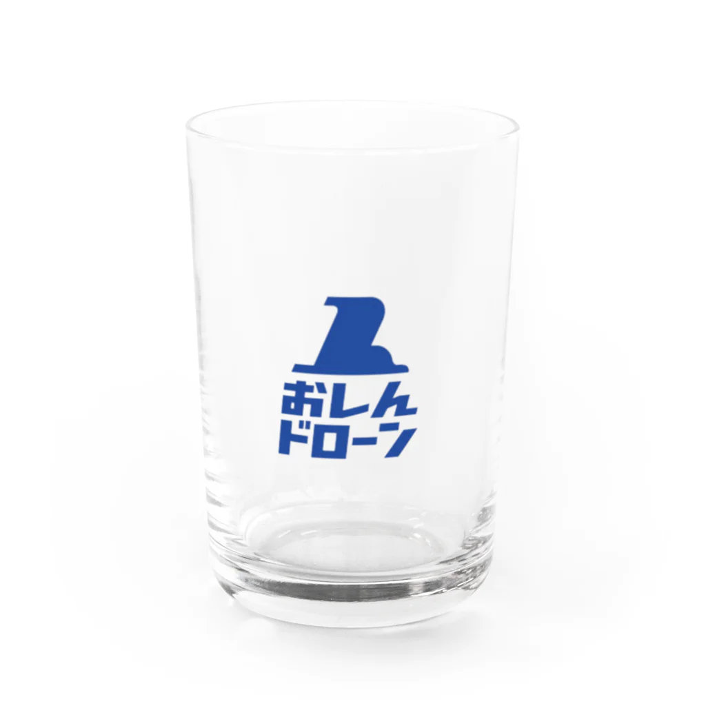 おしんドローンスクールのレトロおしんドローン Water Glass :front