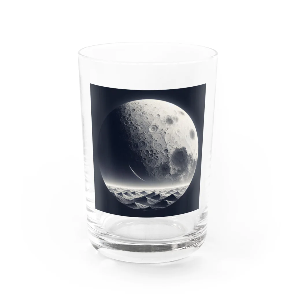 55SHOPの月の裏側 Water Glass :front