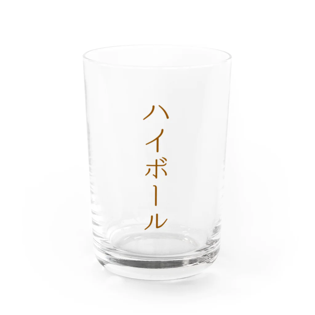 Niboshi_Katanaのハイボール Water Glass :front