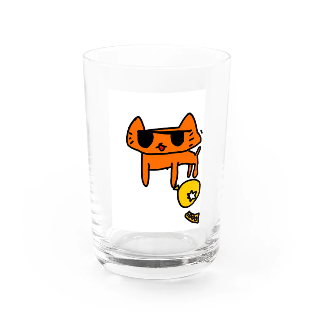 オルカパブリッシングのどろにゃん Water Glass :front