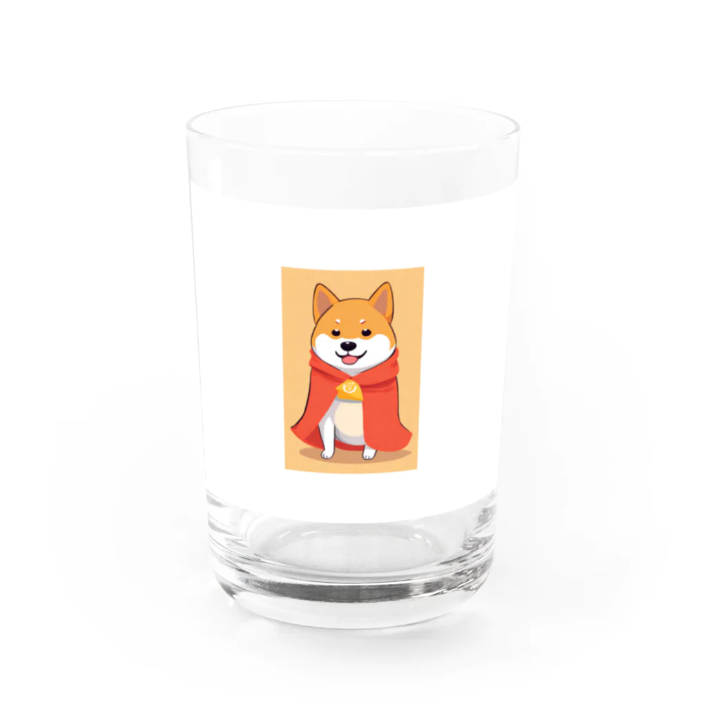 tetsuemonnの豆しばマントマン Water Glass :front