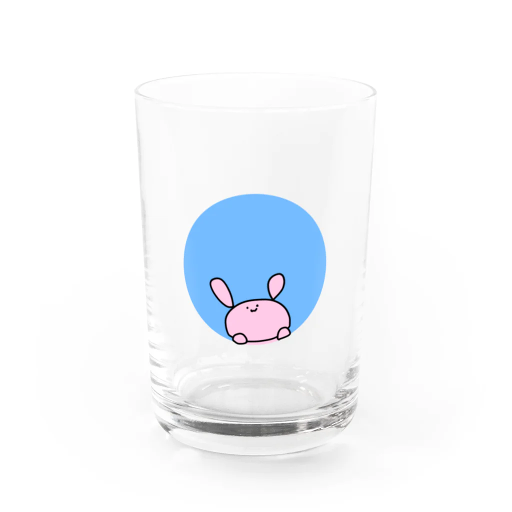 ぴののうさちゃん こんにちは Water Glass :front