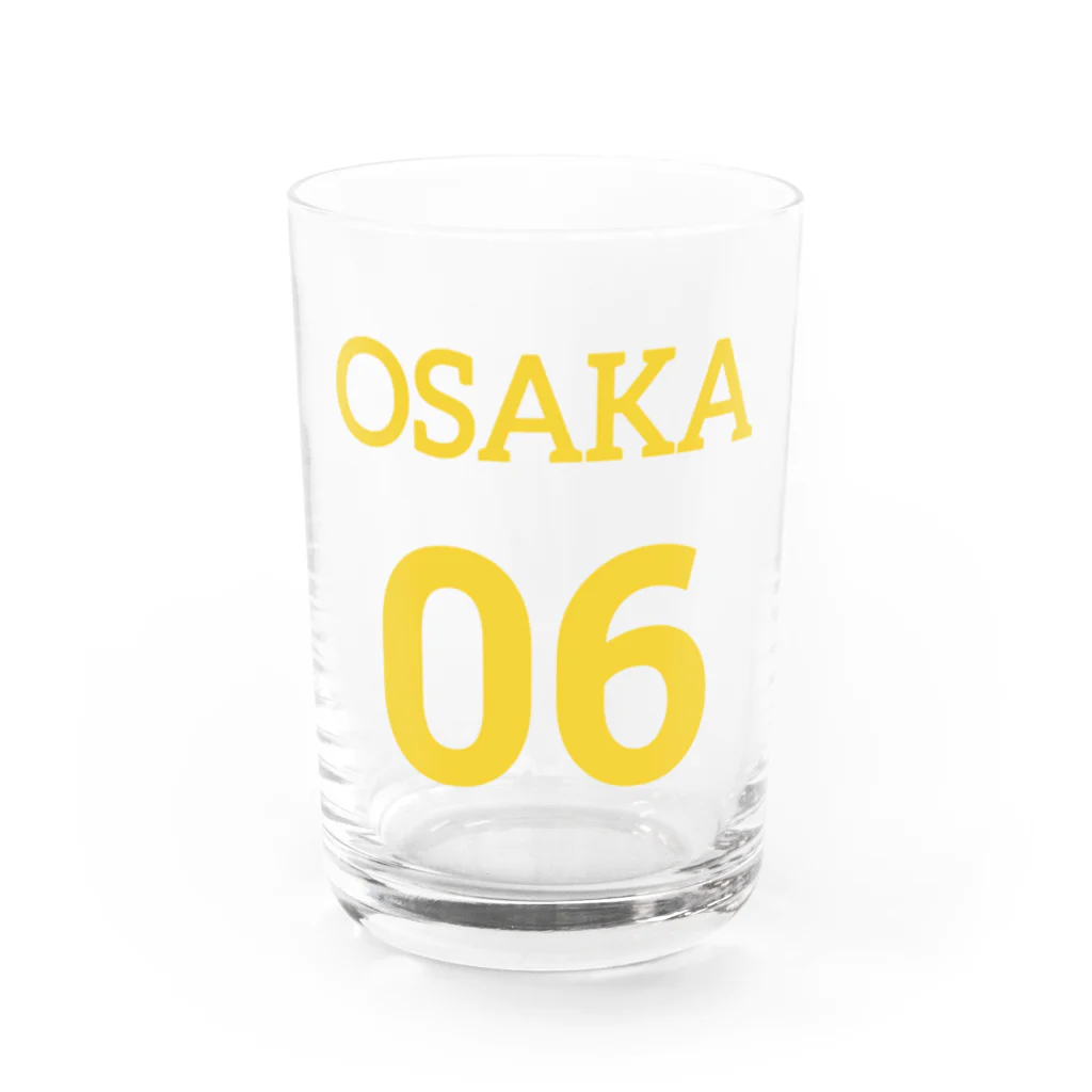 y-sukeの大阪アイテム Water Glass :front