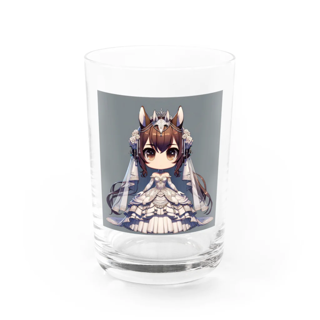 干支シティの午の花嫁 Water Glass :front