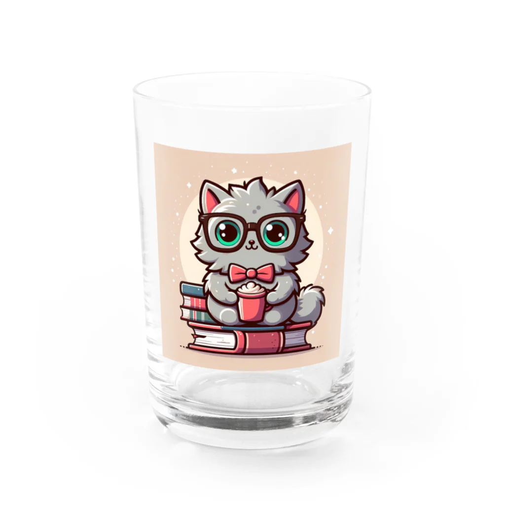 animal-loversの癒し猫 Water Glass :front