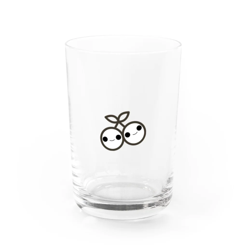 Monster truckのさくらんぼ　ベーシック Water Glass :front